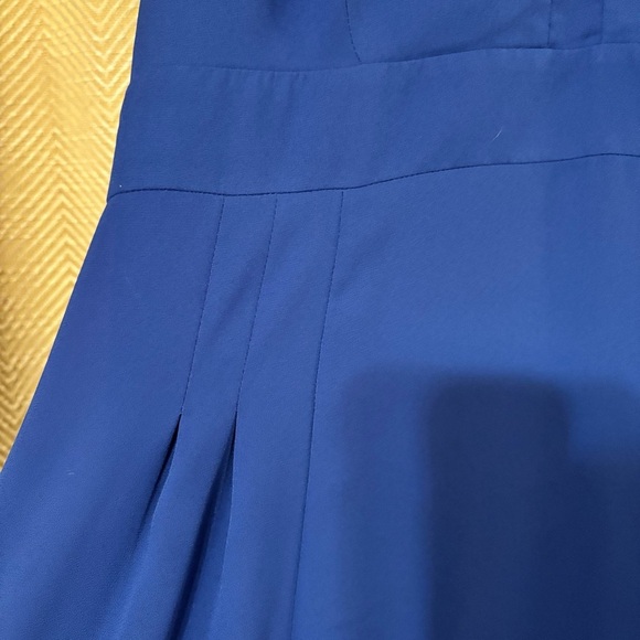 Express Blue Babydoll Skater Spaghetti Strap Chiffon Summer Dress, SZ 12 - Picture 4 of 13